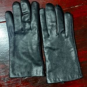 Black leather Gloves